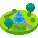 Lush green area
